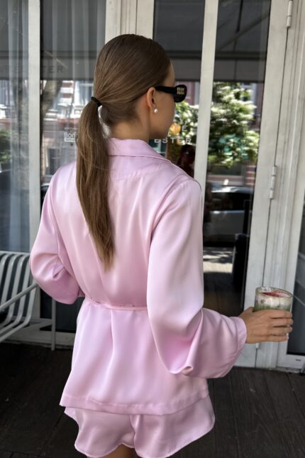 COMO SATIN SET рожевий