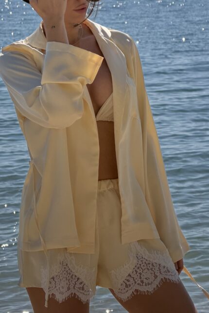 COMO SATIN SET жовтий