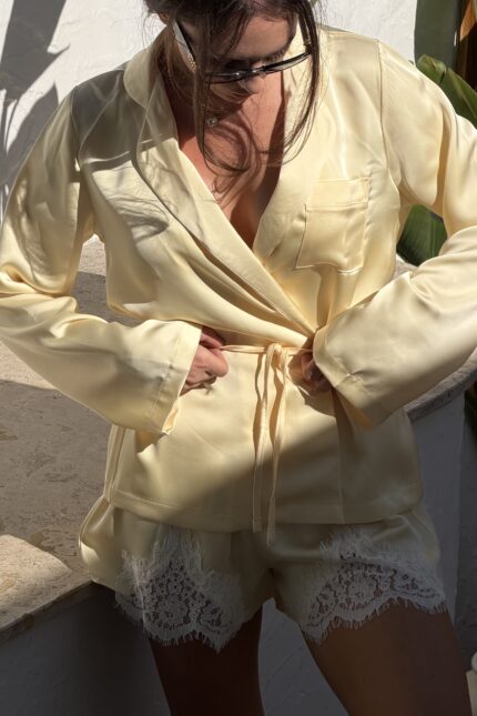 COMO SATIN SET жовтий