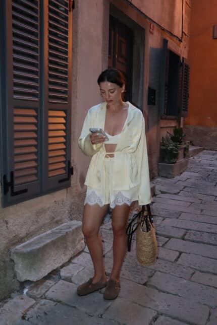 COMO SATIN SET жовтий